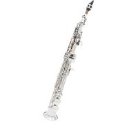 Professionale Sassofono Sassofono Soprano Sax In Ottone Argento Bb B Saxofon Piatto Strumento Musicale A Fiato Con Borsa Accessori Per Sassofono