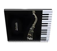 Professionale Scheda Musica Protector File Cartella Texture Certificati Organizzatori per Accesso Documenti e Ordinamento Inserti Raccoglitore ABS