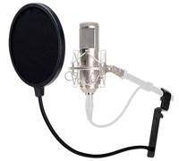 Professionale Set Microfono Studio Condensatore Registrazione Filtro Antivento