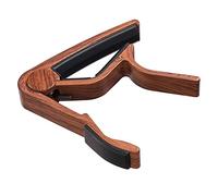 Professionale Strumenti per Chitarra Capotasto Per Chitarra Con Venature Del Legno Con Morbido Cuscino Per Chitarra Ukulele Tuning Accessori Per Strumenti Musicali Clip Per Chitarra Strumenti per Chit