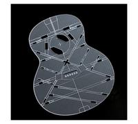 Professionale Strumenti per Chitarra Modello In Acrilico Per Chitarra Per Creare Un Modello Di Mappa Della Posizione Del Raggio Sonoro A Forma Di Stampo Strumenti per Chitarra