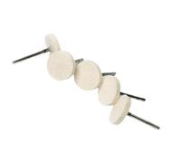 Professionale Strumenti per Chitarra Ruota Di Lana Per Lucidatura Tasti Da 5 Pezzi Strumento Per Riparazione E Manutenzione Di Strumenti A Specchio In Metallo Filo Per Chitarra Elettrica