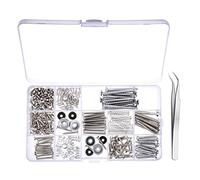 Professionale Strumenti per Chitarra Strumenti Di Riparazione Accordatore Per Piastra Del Collo Con Assortimento Di Convertitori Di Molle Kit Di Viti Per Chitarra Elettrica Per Pickup Al Ponte Strumen