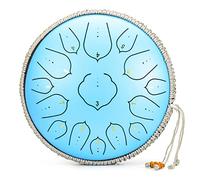 Professionale Strumento a Percussione,Tamburo in Acciaio in 15 Note Portatile Lotus Pan Drum Kit Utilizzato per Yoga, Meditazione, Intrattenimento, Raduno,Di Pratica (Color : I)