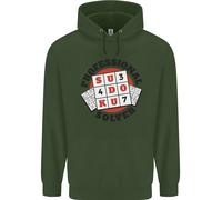 Professionale Sudoku Risolvi Divertente Bambini Felpa con Cappuccio