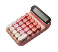 Professionale Ufficio Calcolatrice Meccanica Tattili Feedback Ridurre La Fatica Schermo Luminoso Leggibile Qualsiasi Luce Portatile ABS Costruzione Business Calculator