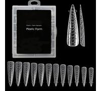 Professionale Unghie Forme Per Gel Unghie Miglioramenti Copertura Completa 12 Dimensioni Unghie Estensione Manicure Accessori