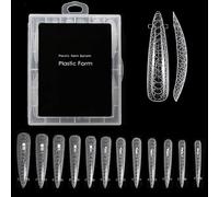 Professionale Unghie Forme Per Gel Unghie Miglioramenti Copertura Completa 12 Dimensioni Unghie Estensione Manicure Accessori