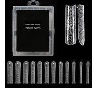 Professionale Unghie Forme Per Gel Unghie Miglioramenti Copertura Completa 12 Dimensioni Unghie Estensione Manicure Accessori