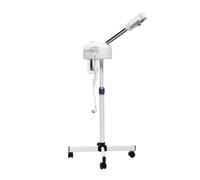 Professionale Vaporizzatore Viso 750 W 2 in 1 Vapore di Ozono Viso Estetica, Spray Denso Sauna Viso Ozono, Profonda Pori Ugello Girevole con Ruote Universali
