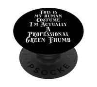 Professionale Verde Pollice Giardiniere Costume Per Il Giardinaggio PopSockets PopGrip Adesivo