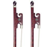 Professionale Violino Arco 2 Pz 4/4 Snakewood Archi Di Violino Dritto Rotondo Bastone Arco Naturale Dei Capelli Di Cavallo Ben Equilibrato Stile Tedesco Bello Arco arco violino (Color : 01)