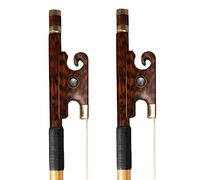 Professionale Violino Arco 2 Pz 4/4 Snakewood Archi Di Violino Dritto Rotondo Bastone Arco Naturale Dei Capelli Di Cavallo Ben Equilibrato Stile Tedesco Bello Arco arco violino (Color : 07)