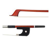 Professionale Violino Arco Fiocco In Pernambuco Avanzato Per Contrabbasso Ebano Rana Lunga Vite Con Puntale In Crine Di Cavallo Bianco Naturale arco violino