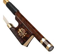Professionale Violino Arco Selezionato Snakewood Round 4/4 Violino Bow Peacock Inlay Snakewood Frog Risposta Rapida arco violino
