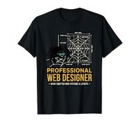 Professionale Web Designer Grid Sistemi Layout Halloween Maglietta con Stampa Grafica Economica