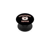 Professionale Yapper divertente amante dei gatti PopSockets PopGrip Adesivo