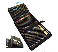 Professionali Acquerellabili Matita Set e kit per disegnare,Set da 96 pezzi di matite da disegno e per schizzi presentate con cura in un astuccio con zip