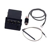 Professionali Pickup per Chitarra 2 Bande EQ Preamplificatore Equalizzatore Chitarra Pickup Preamplificatore EQ Sintonizzatore Piezo Pickup con Sintonizzatore per Chitarra Acustica