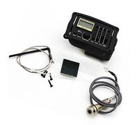 Professionali Pickup per Chitarra 4 Bands EQ Equalizer Preamp Piezo Guitar Pickup Tuner microphone Blend Volume Bass Middle Treble Control