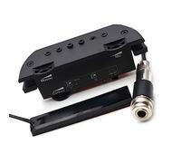 Professionali Pickup per Chitarra Black Sound Hole Pickup Per Chitarra Folk Acustica Magnetica A Doppia Bobina Con Pickup Attivo Per Suonare In Modo Professionale