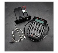 Professionali Pickup per Chitarra Nero 4-Band EQ Equalizzatore Chitarra Acustica Preamplificatore Piezo Pickup Sintonizzatore LCD