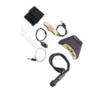 Professionali Pickup per Chitarra Pickup Piezoelettrico Con Equalizzatore Per Microfono Con Foro Sonoro Regolabile Nero Per Chitarra Folk Classica