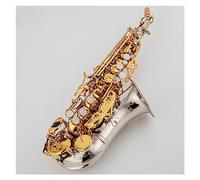 Professionali Sassofono Sassofono High-pitched In Sib Chiave Dorata Placcata In Argento Ottone Strumento A Fiato Professionale Si Bemolle Sax