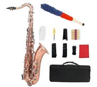 Professionali Sassofono Sassofono Tenore Professionale In Sib Ottone Antico Rame Rosso Sax Bemolle Con Custodia Accessori Per Bocchino
