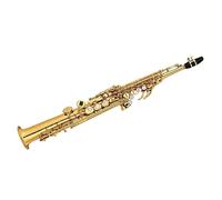 Professionali Sassofono Strumento A Fiato Per Sassofono Piatto In Sib Acuto Dritto In Ottone Con Custodia Per Il Trasporto (Color : 03)