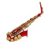 Professionali Sassofono Strumento Professionale Per Sassofono Contralto In Mi Bemolle Con Superficie Laccata Rossa Con Corpo In Ottone