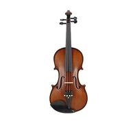 Professione Avanzato Artigianale Matt Stripes Violino 4/4 Piastra In Abete Fiammato Acero Violino Parti In Ebano (Color : 1/2)