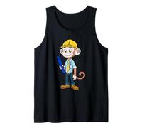 Professione di Architetto Ingegnere Scimmia Intelligente Canotta