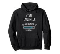 Professione Edilizia Regalo Formazione Civil Engineer Felpa con Cappuccio