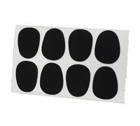 Professionisti accessori per sassofono Cuscinetti Per Sassofono Contralto Tenore Confezione Da 8 Toppe Per Bocchino In Silicone Rimovibili Per Sassofono(Black,0.8)