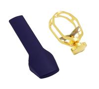 Professionisti accessori per sassofono Sassofono Contralto In Metallo Bocchino Per Sassofono Clip Cava In Rame Nudo Manico Lungo Cappuccio Protettivo Accessori Per Sassofono Contralto