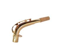 Professionisti accessori per sassofono Sassofono Tenore Manico Piegato Piatto Mib Strumento Tubo Piegato Ottone Laccato Oro Tubo Gomito Tubo Musicale Accessori(Alto)