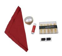 Professionisti accessori per sassofono Set Cinque Pezzi Per Ancia Sassofono Treble + Sordina + Pad + Pasta Di Sughero + Panno Per Pianoforte