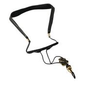 Professionisti accessori per sassofono Tracolla Per Sassofono Tracolla Per Sassofono Contralto Tracolla In Pelle Di Daino Lanyard Tracolla Per Sassofono Tenore Nero