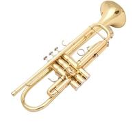 Professionisti tromba B Flat Esame Per Principianti Professionista Che Suona La Tromba In Oro Laccato Strumento Musicale Borsa In Tela Con Cinturino Dorato