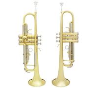 Professionisti Tromba Set Di Strumenti In Ottone Colorati Per Tromba In Sib Per Principianti Professionali Con Scatola(Gold)