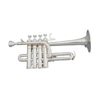 Professionisti tromba Tromba Professionale Alta Sib Tromba Piccola Tromba In Ottone Con Superficie Laccata Oro Argento(Color:Silver)