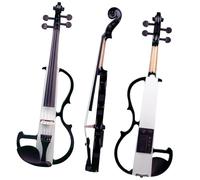 Professionisti Violino 4/4 Violino Elettrico Violino Studente Violino Solido Starter Kit Con Custodia Arco Cavo Audio Corde Silenzioso Principiante Violino SET
