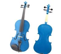 Professionisti Violino Pianoforte Per Studenti Con Piastra In Tiglio, Violino Blu, Adatto Per Le Taglie 4/4-1/16 (Color : 1/4)