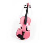 Professionisti Violino Studente Principiante In Legno Massello 4/4 Violino Violino Set Completo Accessori Violino Rosa (Color : 1/8)
