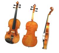 Professionisti Violino Violino Fatto A Mano 4/4-1/4 Violino Acustico Con Pannello In Abete Violino Con Motivo Naturale In Acero (Color : 3/4)