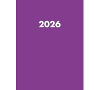 Professionnel Agenda 2026: Planificateur Journalier Grand Format A4 | 1 Page Par Jour avec Heure | 12 Mois du 1er janvier au 31 décembre