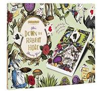 Professor PUZZLE Down the Rabbit Hole - Alice in Wonderland Themed Corn Hole Gam