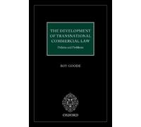 Professor Sir Roy G The Development of Transnational Commerc (Copertina rigida)