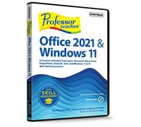 Professor Teaches Office 2021/365 & Windows 11 with Skill Assessment & 6 Courses - Interactive Training for Word, Excel, PowerPoint, Outlook, Access, Publisher & More! - CD/DVD